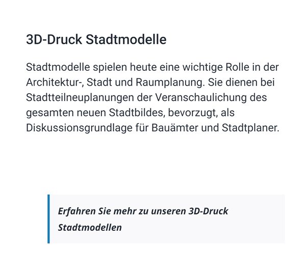 3D Druck Stadtmodelle & Architekturmodellbau & Wettbewerbsmodelle für 91607 Gebsattel