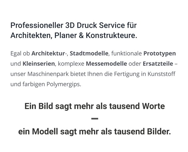 3D Modellbau 